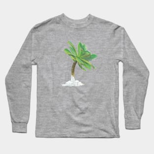 Small green succulent Long Sleeve T-Shirt